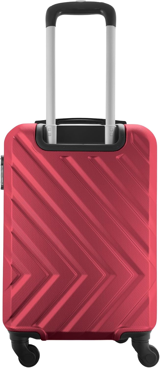 Mala de Bordo 10kg ABS 4 Rodas 360 Cadeado Gladiador Essential D2MB (Cereja)