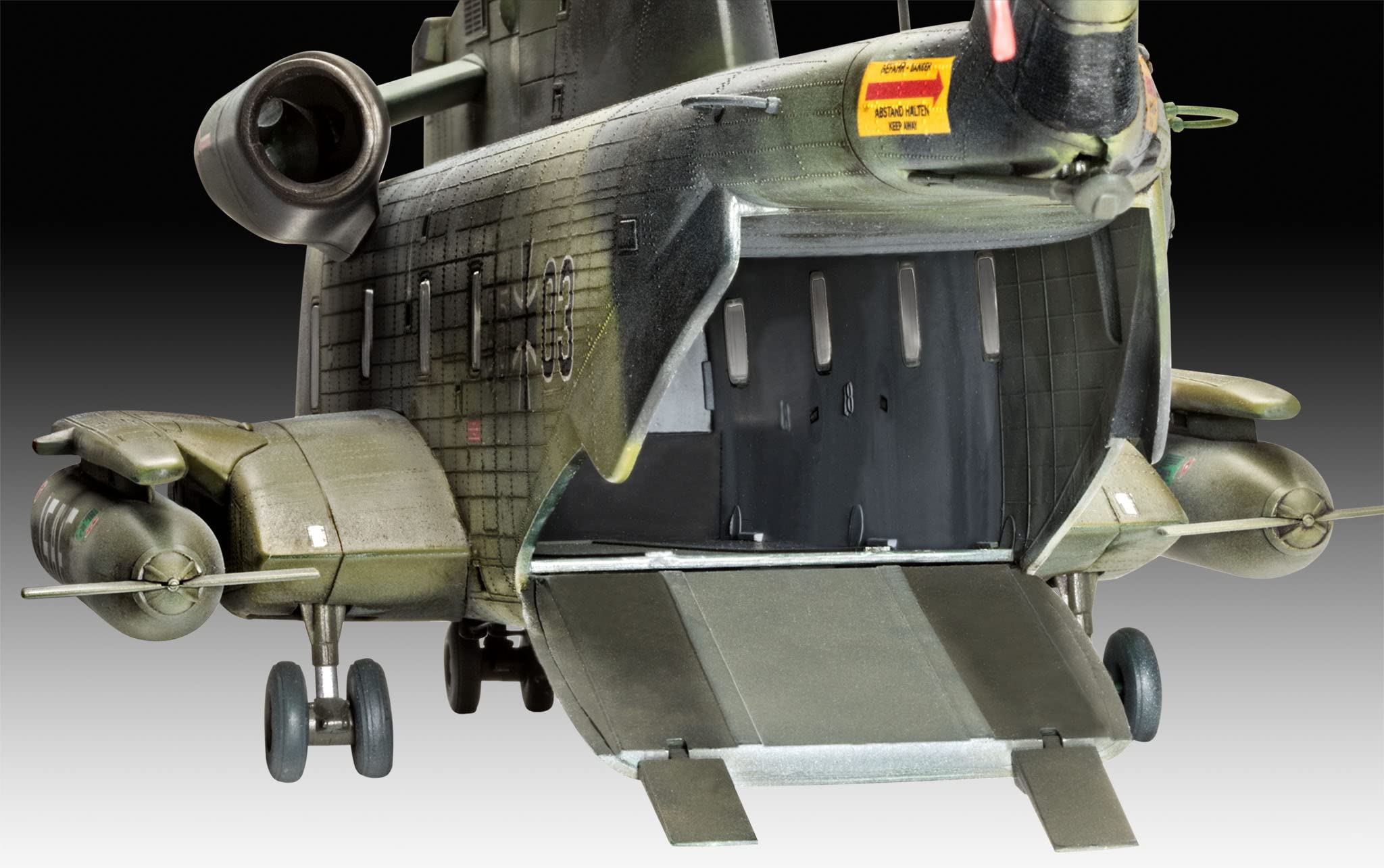 Revell RV03856 3856 CH-53 GSG - Modellino fedele per esperti, non verniciato
