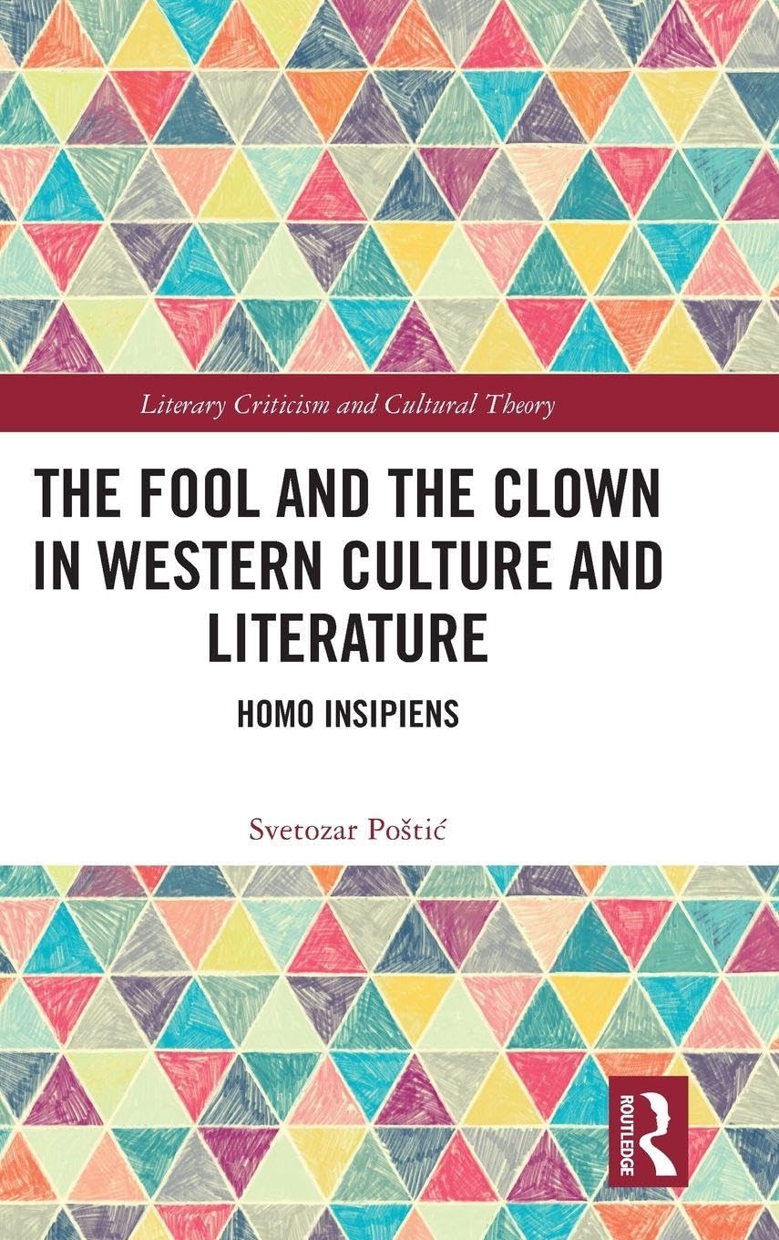 The Fool and the Clown in Western Culture livre histoire littéraire critique