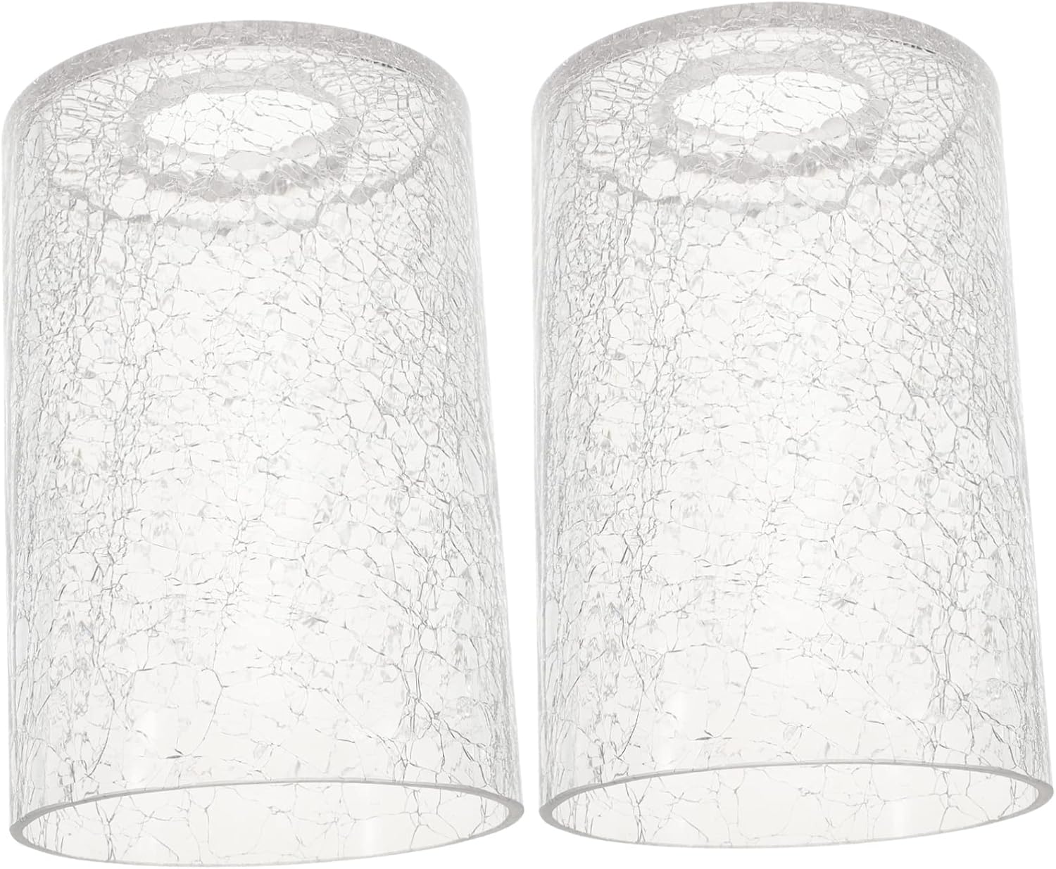 Gadpiparty 2pcs Glass Lamp Shades Replacement Cover for Wall Light Fixtures Design Minimalist Style Easy to Install for Living Room and Bedroom Decor