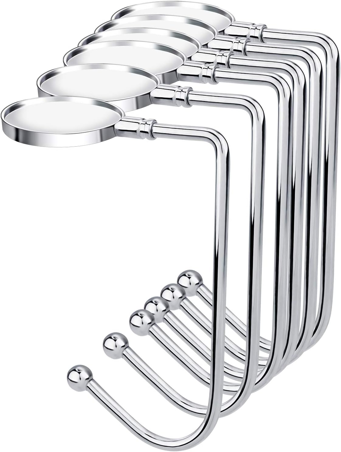 Boao Purse Hook Hanger Metal Hook Hanger Bag Safety Hang Grip Clips for