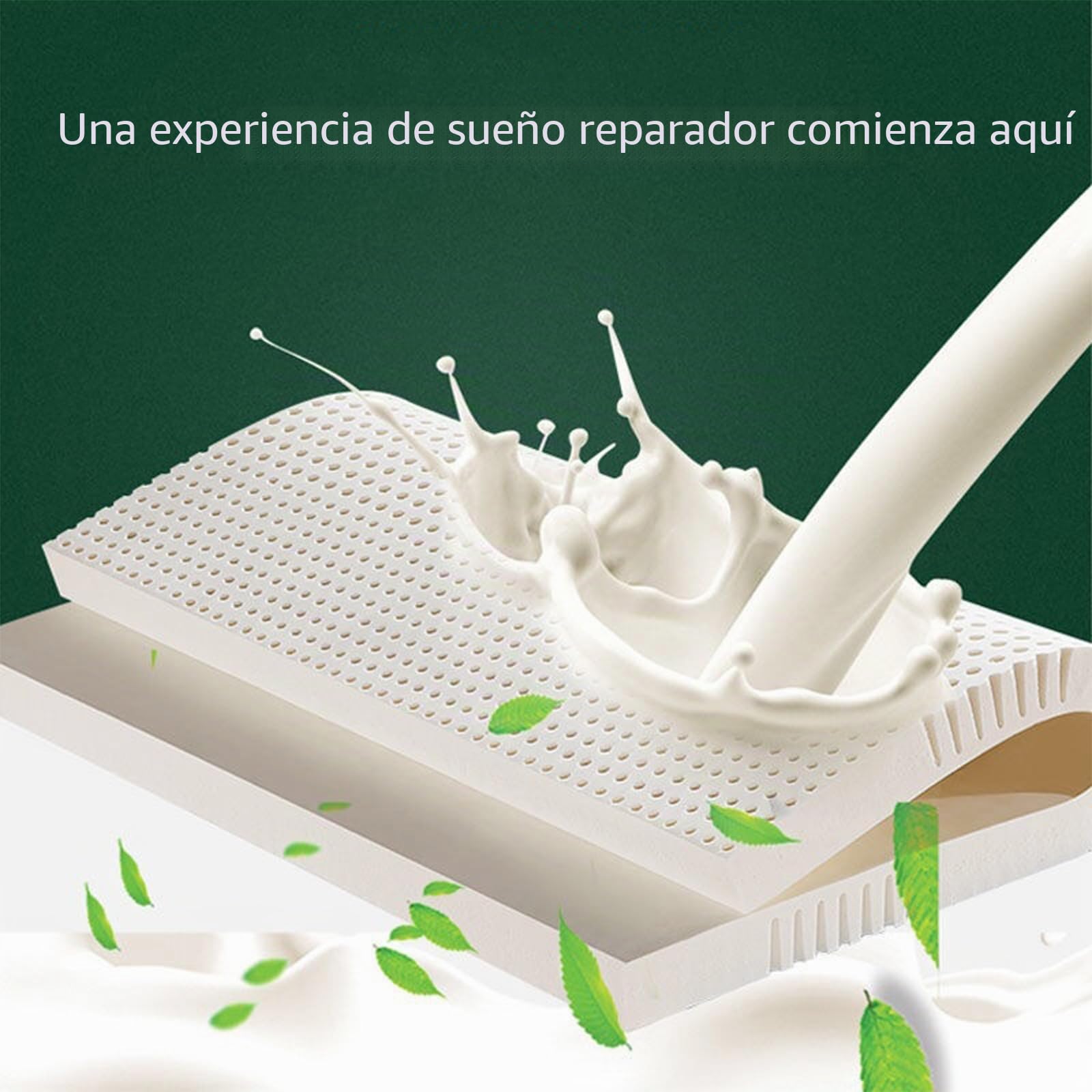 Matelas en latex naturel 180 x 200 cm – Design nid d'abeille respirant, doux et de table, ne se déforme pas, parfait pour un soutien réparateur – Idéal pour tous les Spers