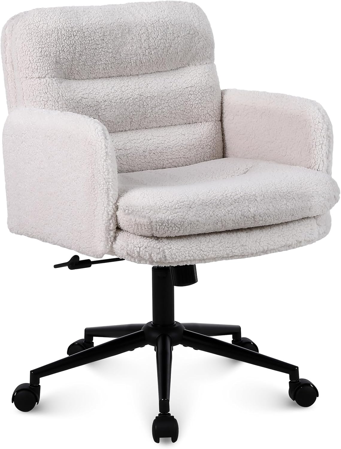 Youhauchair Upholstered Home Office Chair, Faux Cashmere