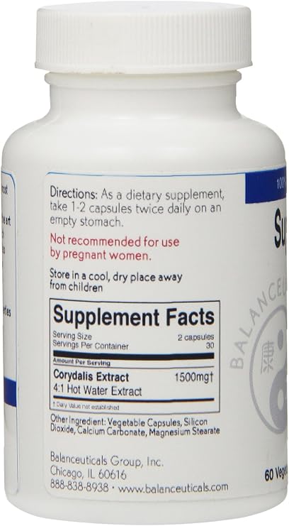 Super Corydalis Extract Supplement, 60 Count