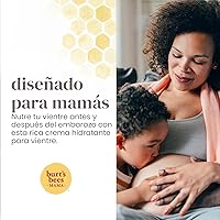 Vista 5 de Crema Burt's Bees Mama Belly para el cuidado de la piel, loción de embarazo con manteca de karité y vitamina E, 99% natural, 6.5 onzas