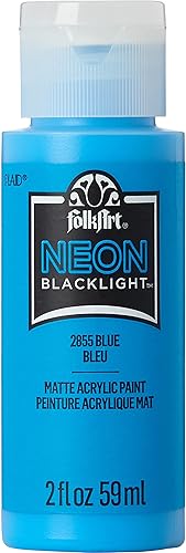 Miniatura 10 de FolkArt Pintura acrílica neón púrpura en varios colores (2 onzas), 2856, 2 onzas líquidas (paquete de 1)