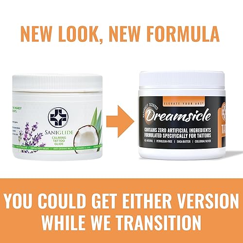 Miniatura 2 de Saniderm Tattoo Glide, Crema hidratante de tatuaje premium (4 onzas)  Uso durante y después del proceso de tatuaje, hecho con ingredientes naturales