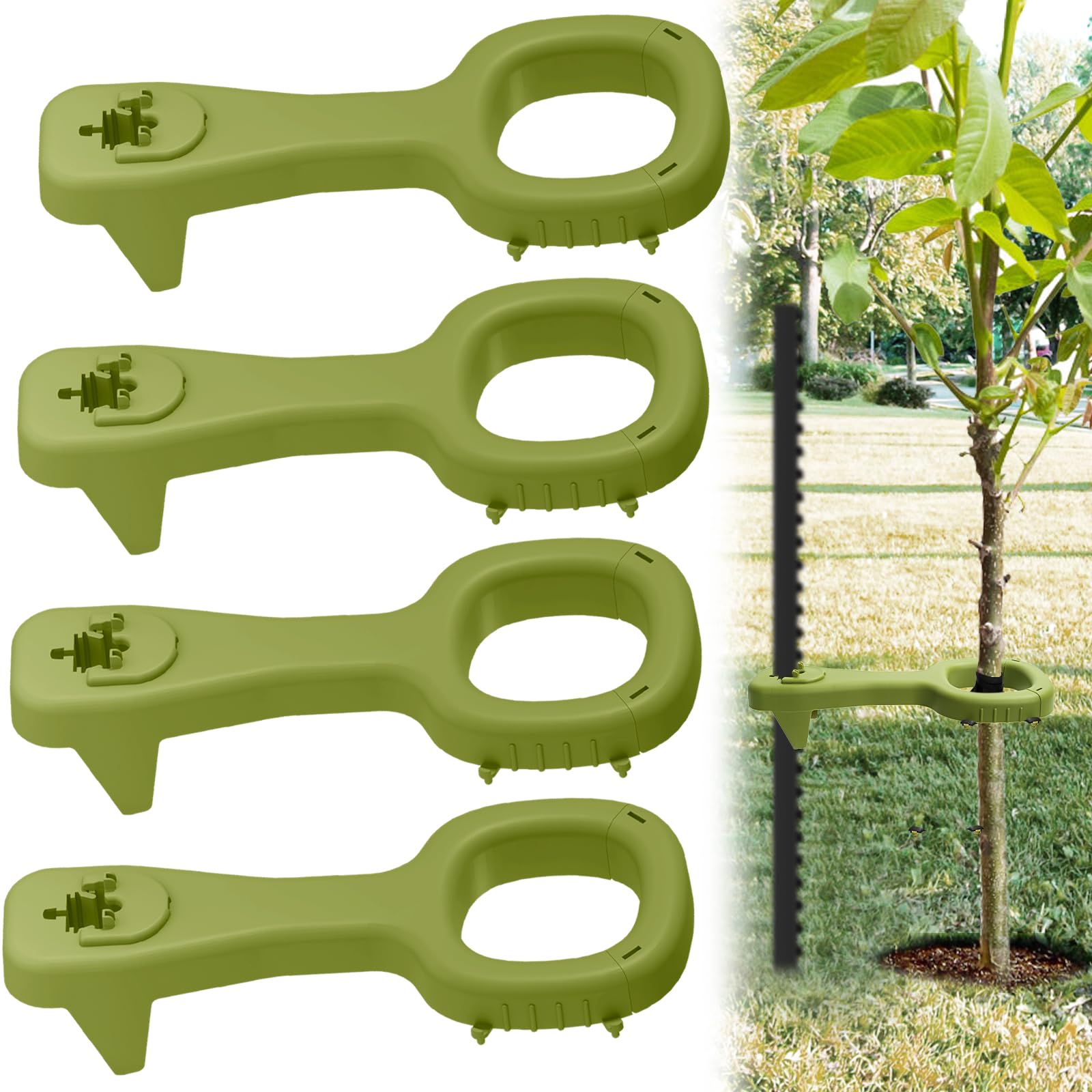 plastic treeフライヤーセット他 Amazon.com : RGJ Tree Supports Young Trees, 4 PCS Tree Holder