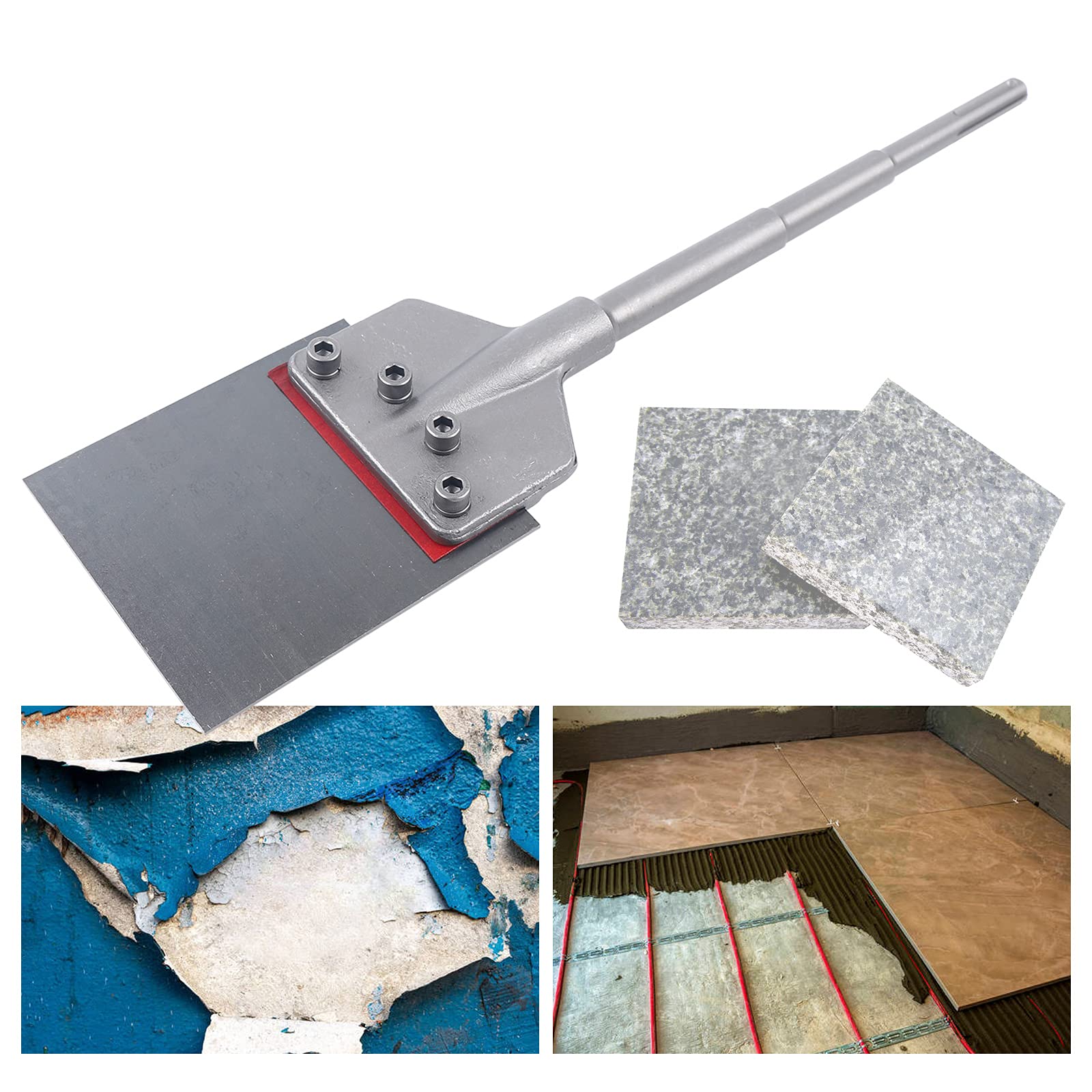 Scalpello SDS MAX Per Piastrelle E Cemento - 216mm, 16 Denti In Metallo Duro, Per Muri E Pavimenti - Foto 1