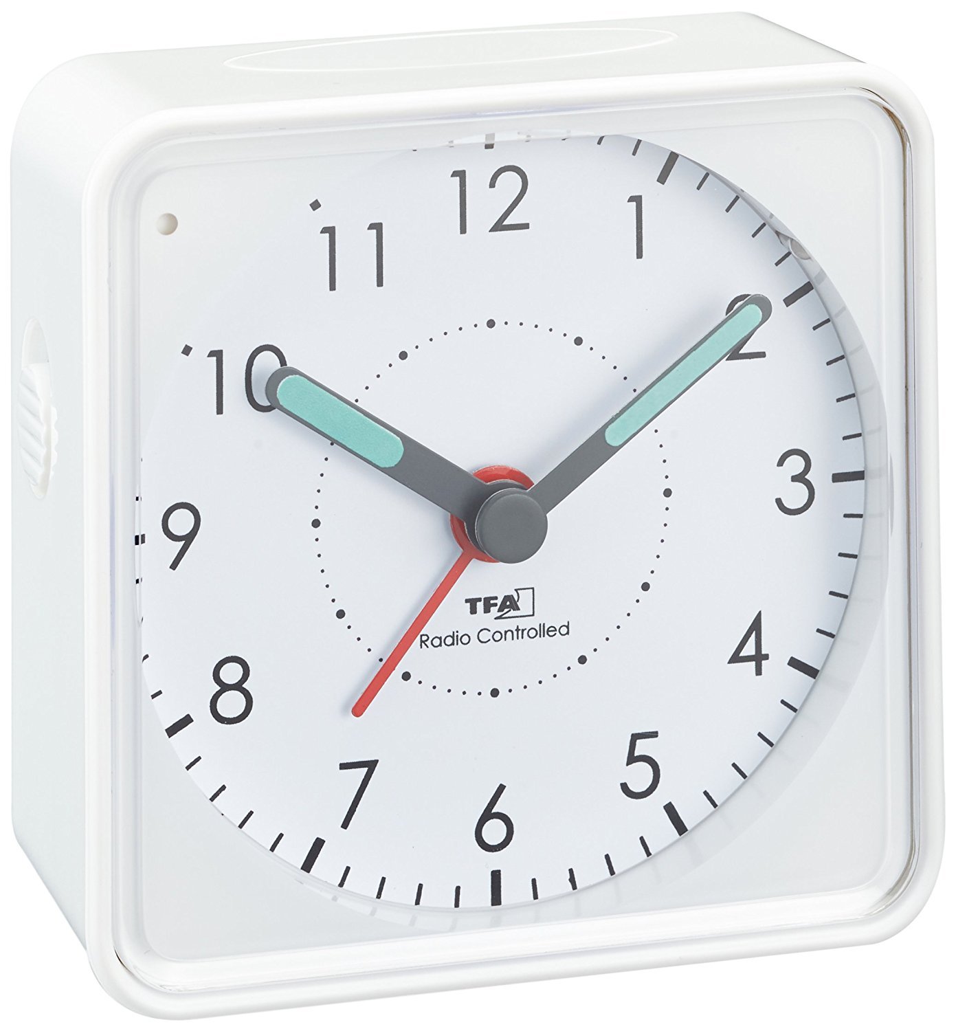 TFA-Dostmann 60.1510 Picco analogue Alarm Clock (White with battery)