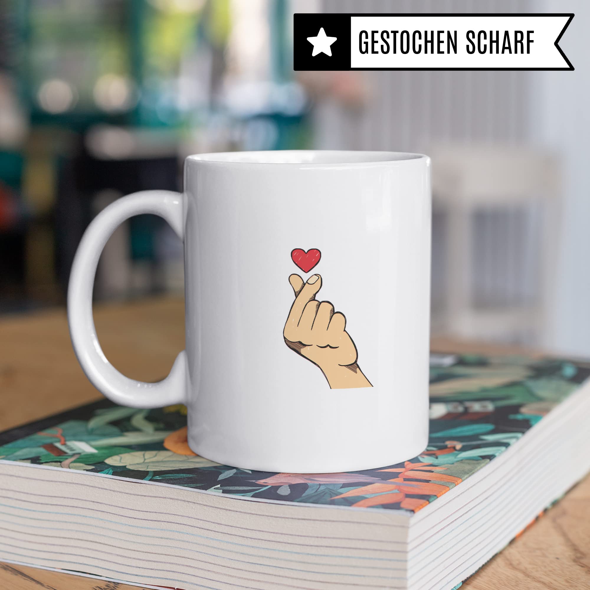 K-Pop Tasse Mit Aufdruck – Südkorea Kaffeebecher Geschenk Für Kpop Fans