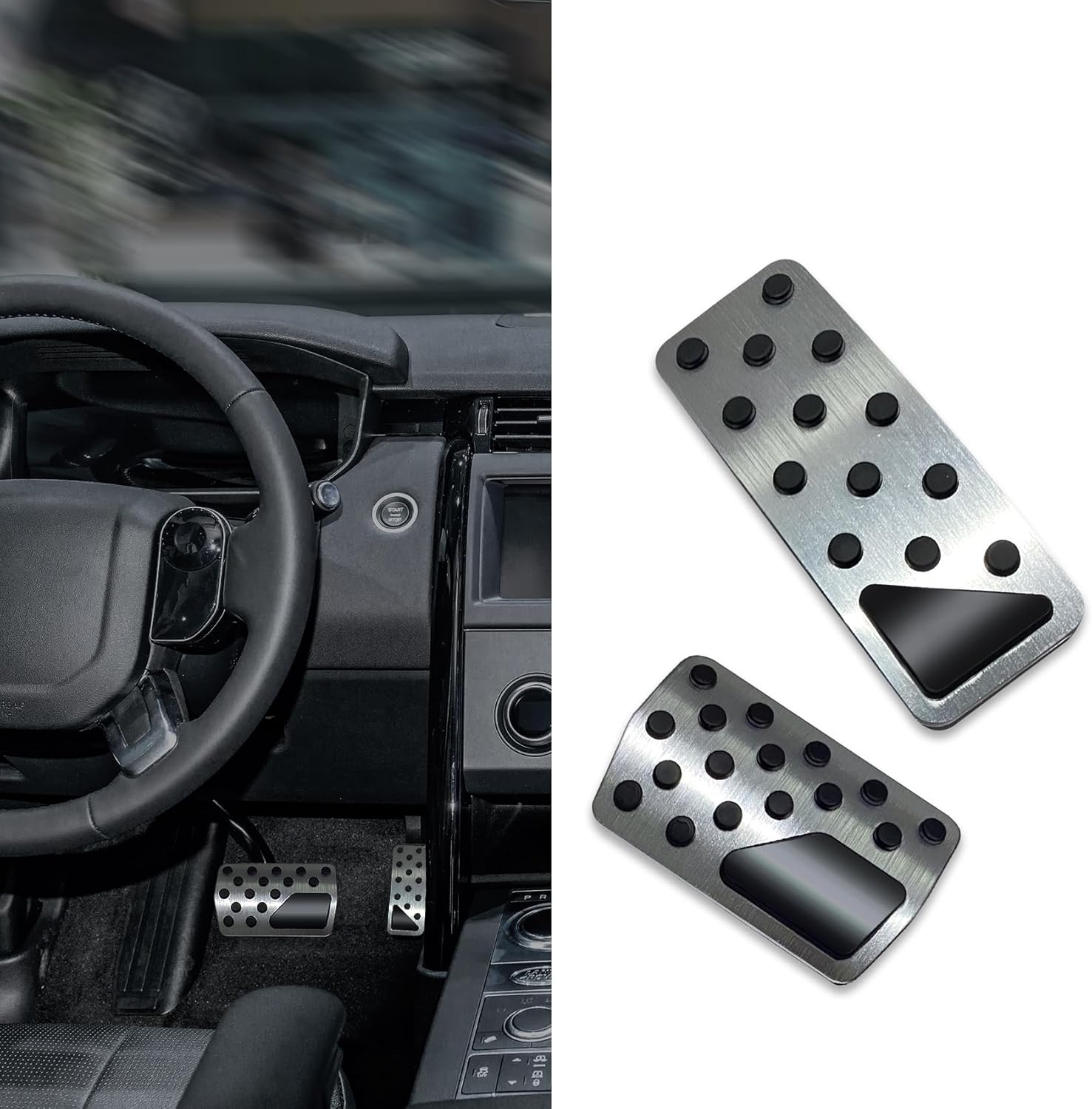 Kutyun Accelerator Gas and Brake Pedal Covers, No Drilling