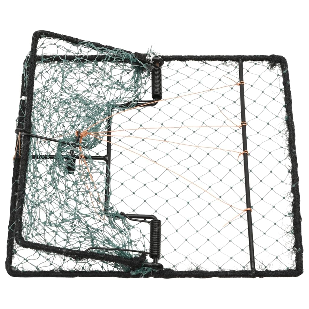 Trappola per uccelli verde, 34 x 32 cm, in acciaio con rete in polietilene, riutilizzabile, per giardino, frutta, verdura, casa, cantina, soffitta, efficace contro insetti, topi e arvicole