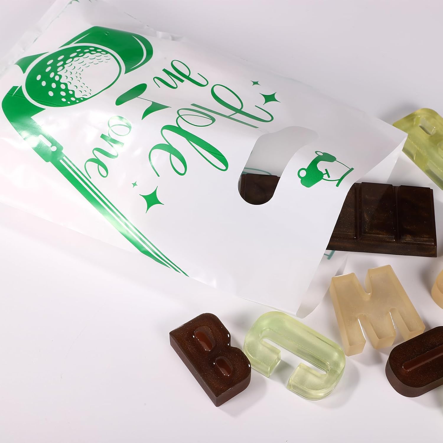 BOXOB 50pcs Golf Party Favor Bags, Golf Goodie Candy Snack Gift Bags for Mens Birthdays Game Sports Events Themed Party Decorations Supplies - Image 4