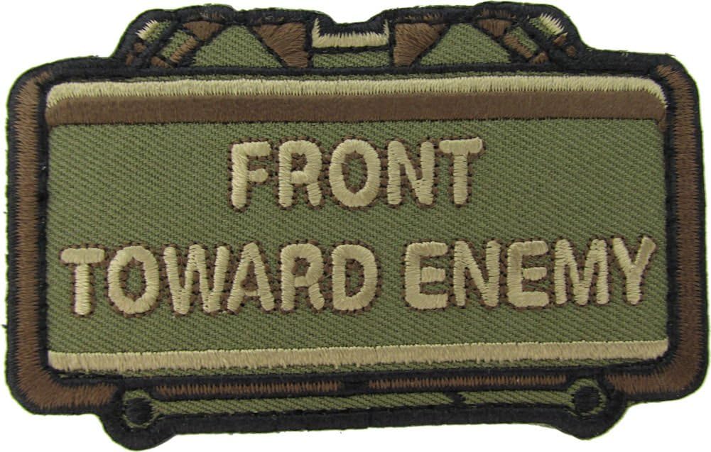 Mil-Spec Monkey Claymore Mine Morale Patch - Front Toward Enemy (Woodland (Green))