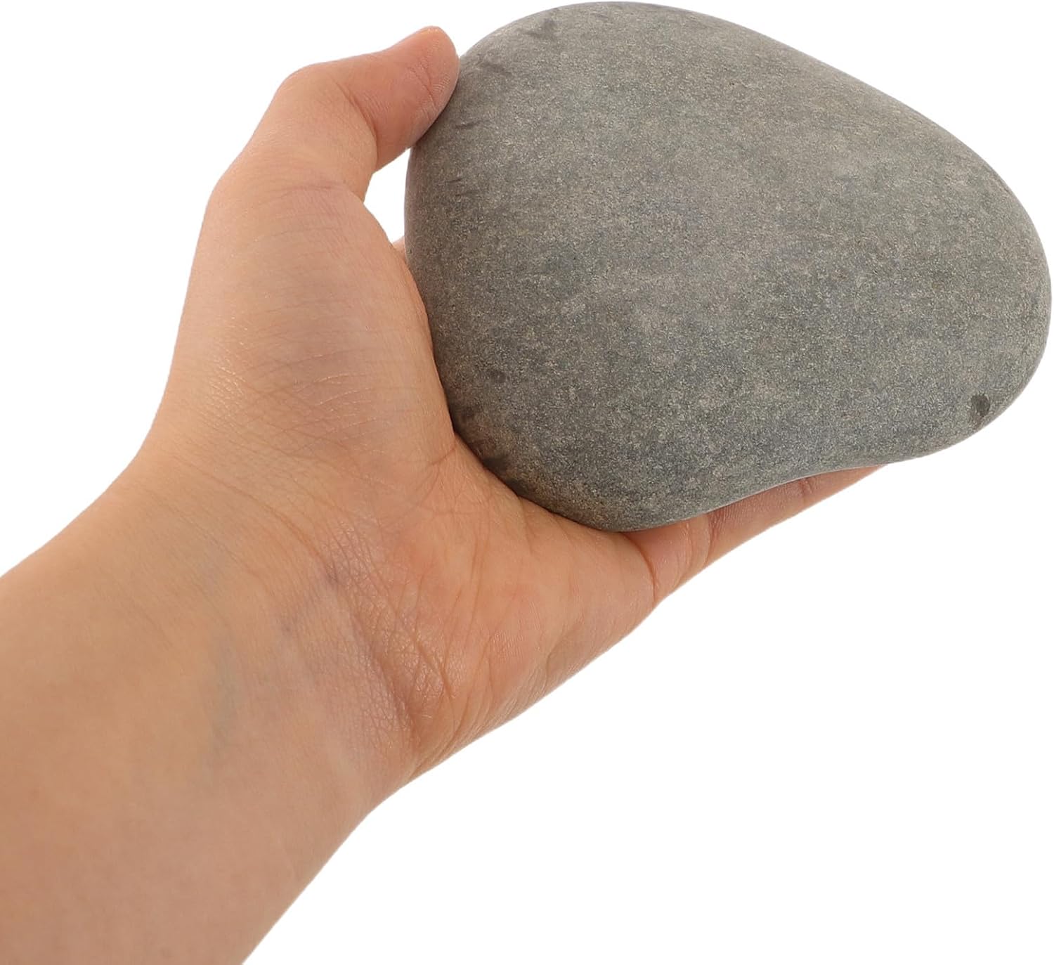 4pcs Large Flat Painting Stones 4-5 Inch Smooth Pebbles for Crafts