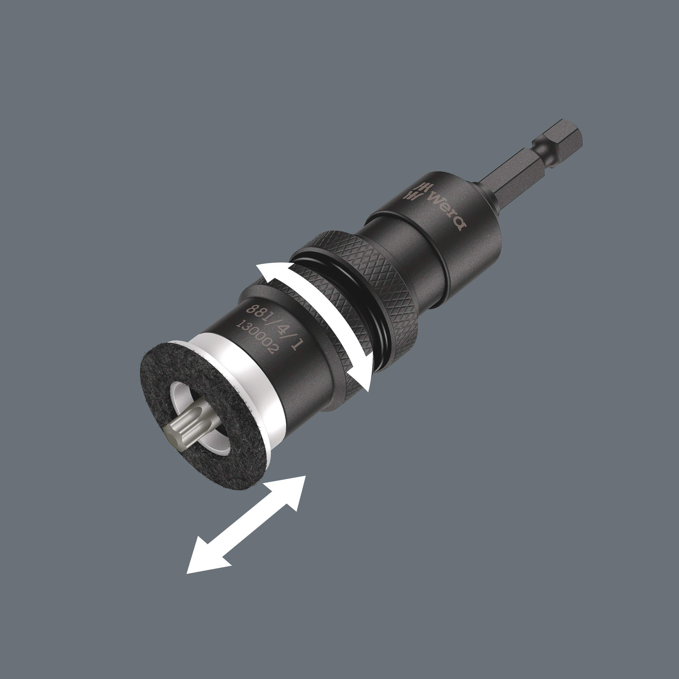 Wera 881/4/1 SB Porte-embouts à butée de profondeur réglable, 3 pièces