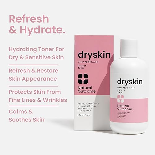 Miniatura 2 de Skincare - Tónico facial hidratante para piel seca, hamamelis, manzana verde y aloe vera, astringente facial de natural outcome Skincare, loción de