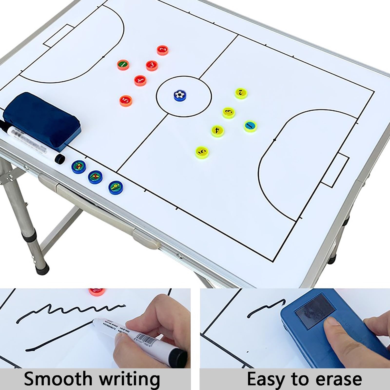 Pizarra Plegable para Entrenadores de Fútbol Sala
