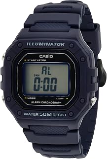 Relógio Casio Digital Azul W-218H-2AVDF