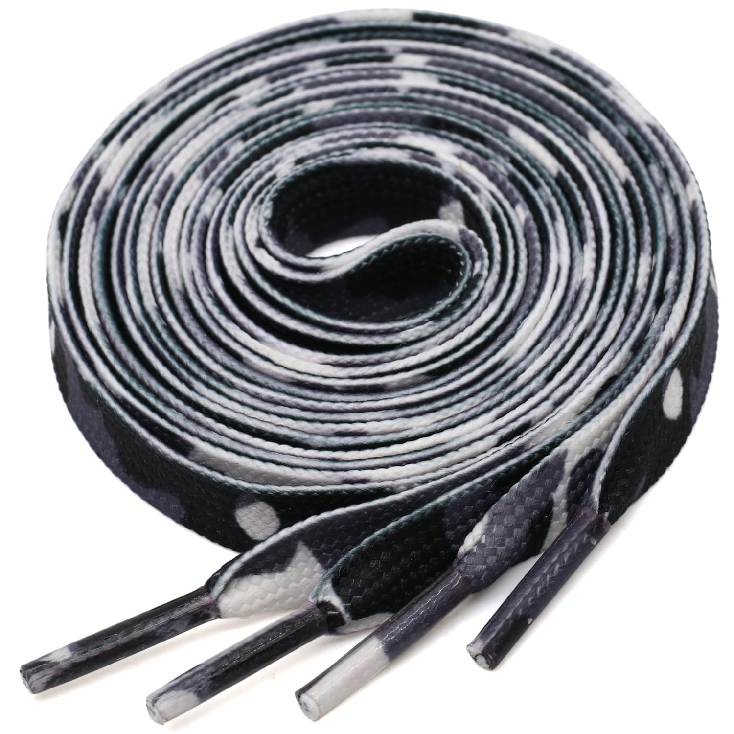 YJRVFINE Gradient Rainbow Shoelaces Fashion Colorful British Style Shoestring Flag Camouflage Zebra Shoe Laces(1 Pair)