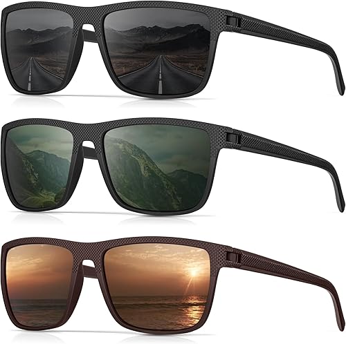 Gafas de sol polarizadas para hombre, gafas de sol clásicas para mujer, protección UV para pesca, conducción, golf