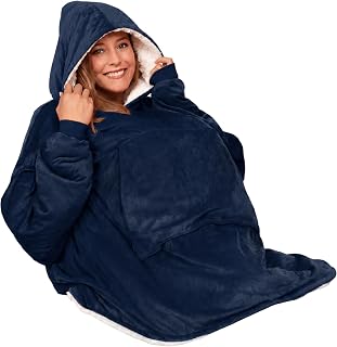 THE COMFY Original Sherpa Wearable Blanket Hoodie, Shark Tank, Patented