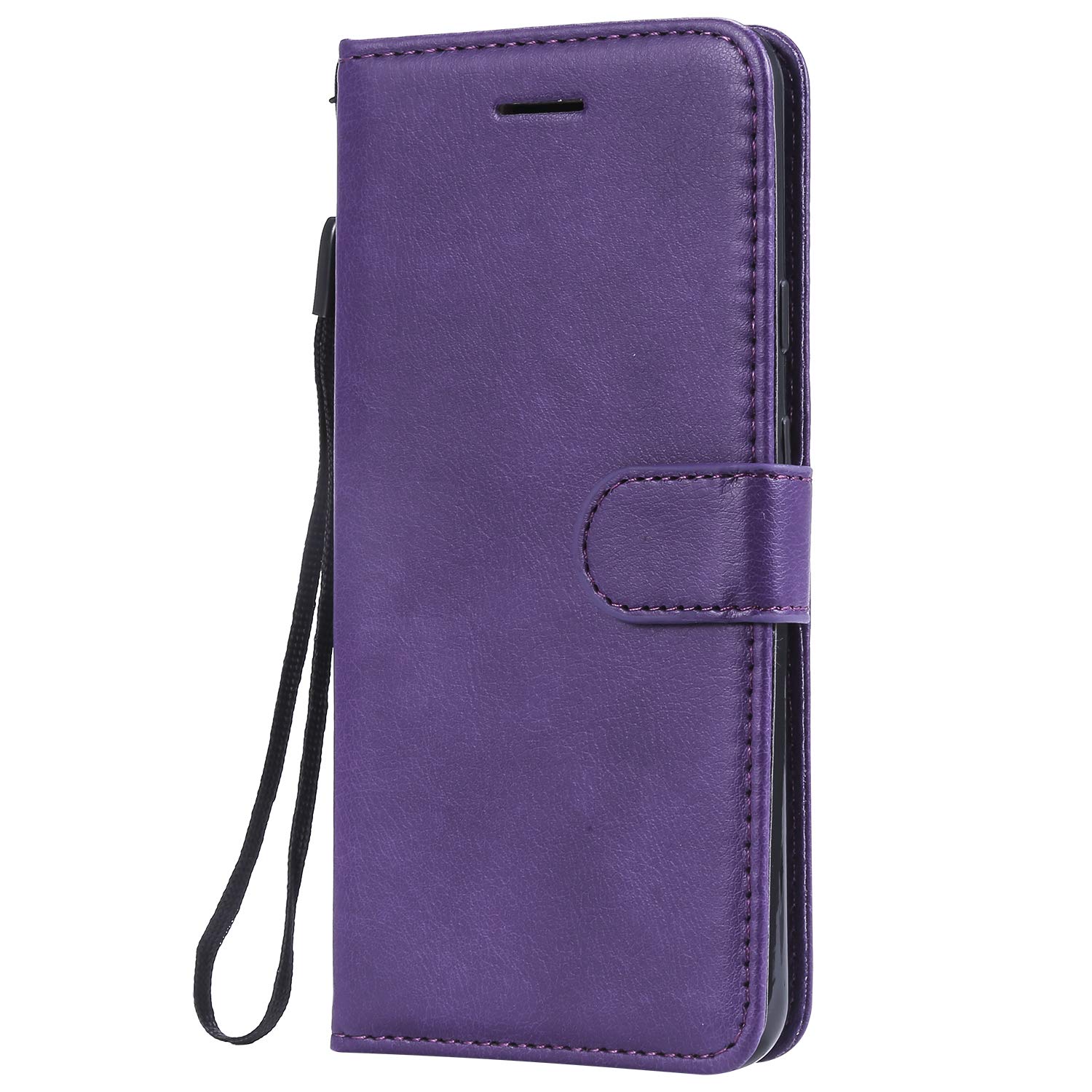 Custodia A Portafoglio In Pelle Per Google Pixel 3A XL – Viola Con Chiusura Magnetica, Protezione Completa Con Slot Porta Tessere