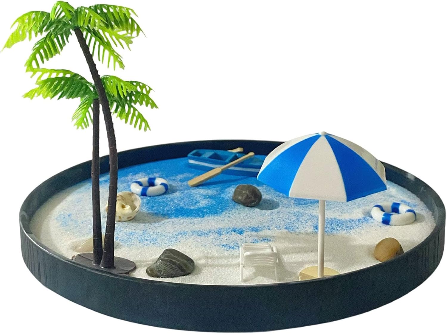 KQFCAZRE デスク用ミニガーデンサンドボックスキット ビーチオーナメント 誕生日パーティー ホーム