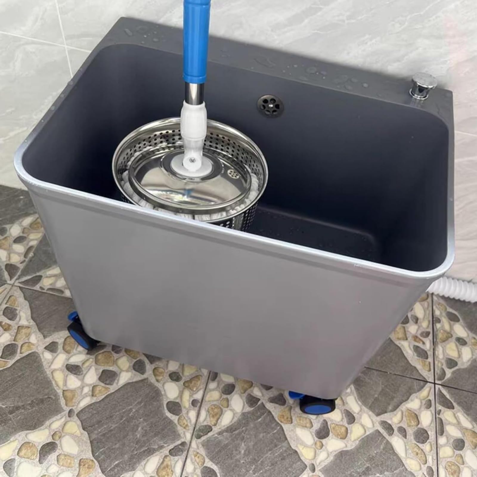 Lavandino for scopa da pavimento indipendente Lavabo for scopa in plastica