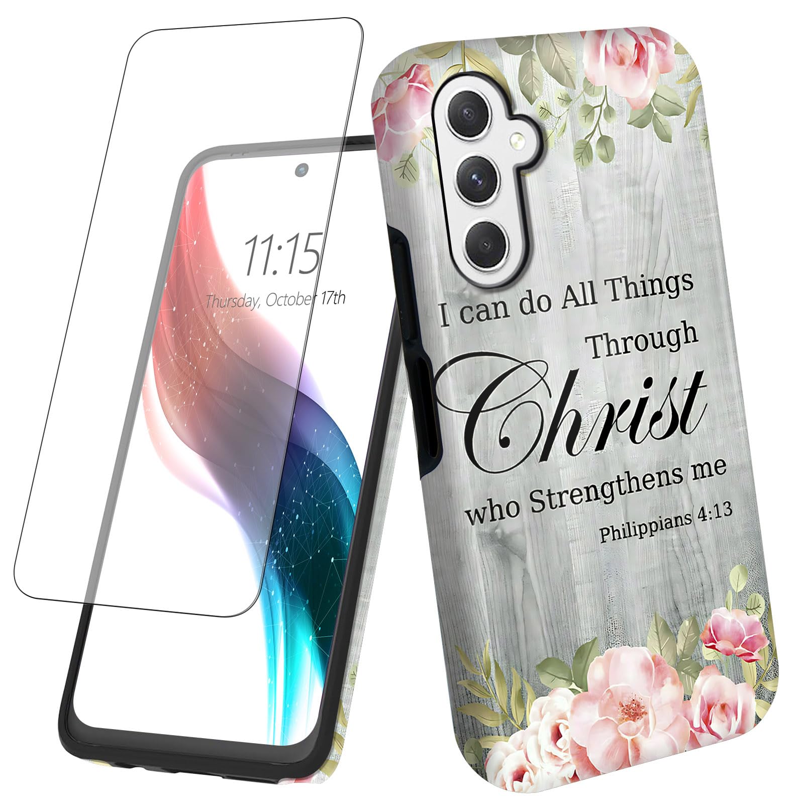 Coque Samsung S25 FE 5G avec protecteur d'écran silicone rigide hybride - 8