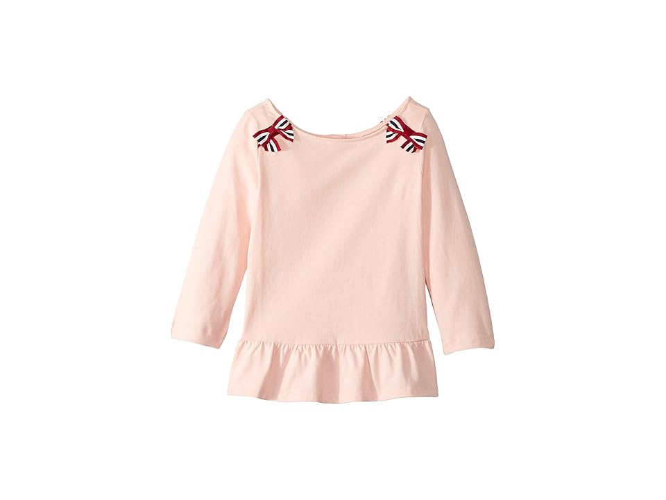 

Janie and Jack Peplum Top (Toddler/Little Kids/Big Kids) (Pink) Girl's Clothing