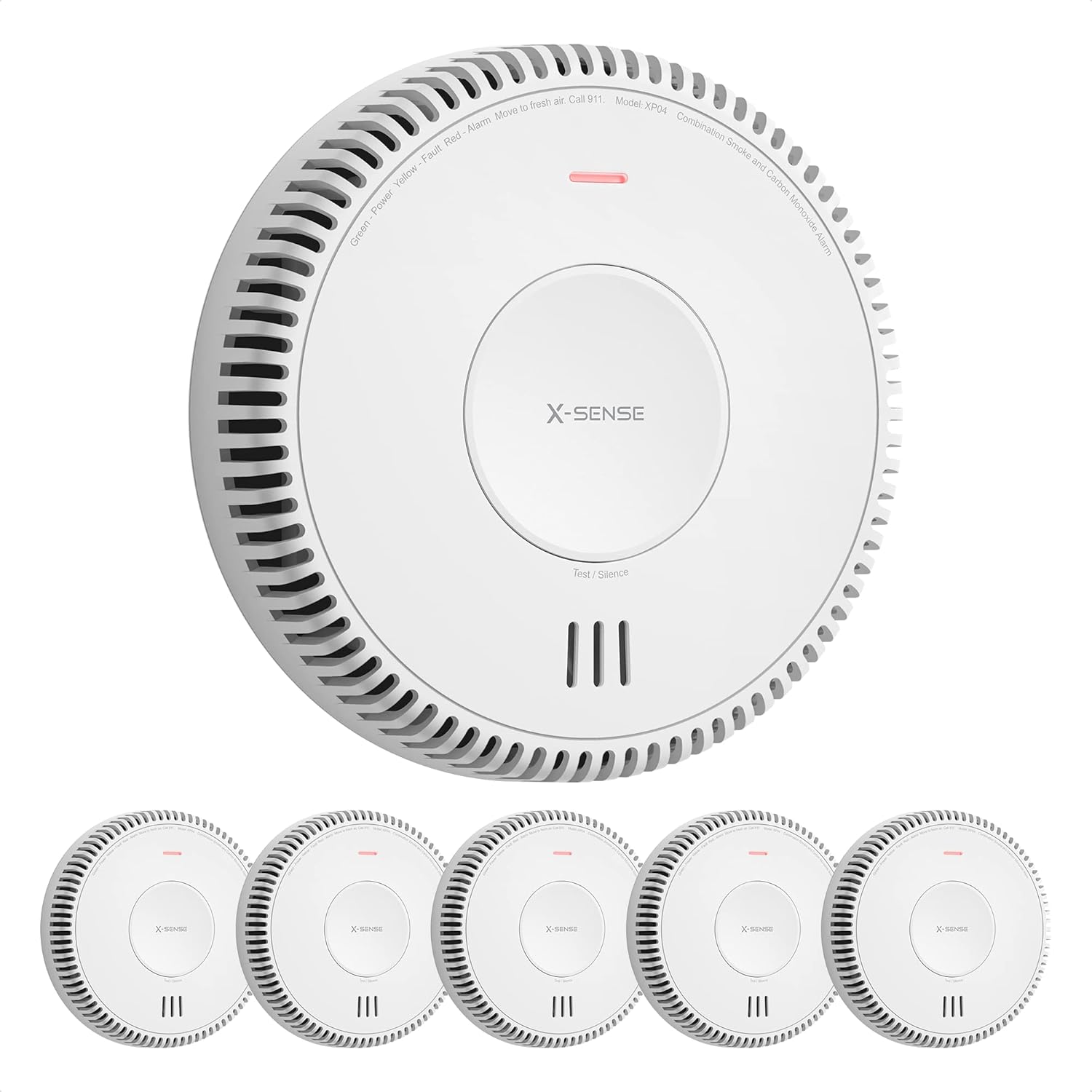 XSense SD01 Escape Light Smoke Alarm Detector, 10Year Lithium Battery