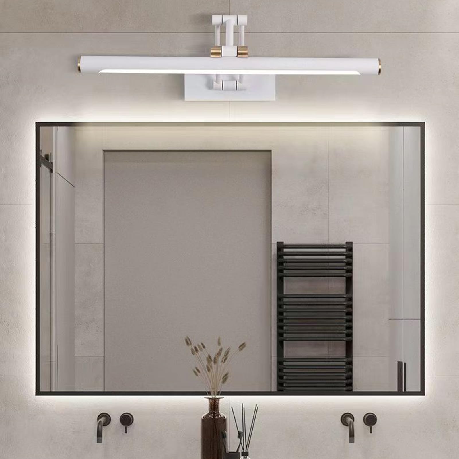 HCZKIUJY Wall Lamps LED Wall Light with Arm 180°Wall Lamp Front Wall Sconce Wall Lighting Long for (Whitewarm Light-43cm)
