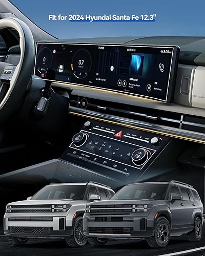 Miniatura 168 de Protector de pantalla de coche para Ford Edge 2024 2025 2023 2022 2021 (SE/SEL/ST-Line/Titanio/ST) Accesorios Protector de pantalla de vidrio