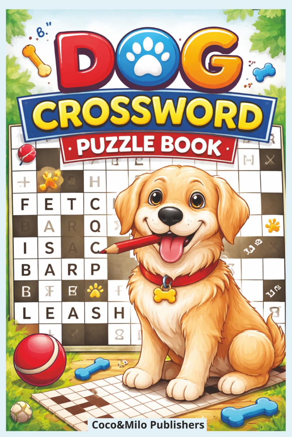 Dogs Crossword Puzzle Pook: Dog, Dog Breeds and Puppy Crosswords Puzzles with Easy To Read Print | For Adult, Seniors and Teens | 6x9 inches, 100 pages