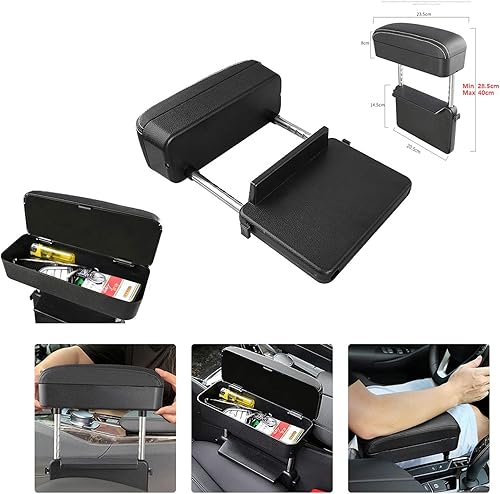 Miniatura 7 de R RUIYA - Protector de reposabrazos universal para coche, consola central, reposabrazos, extensor, para motos, codo y antebrazo, reposamuñecas,