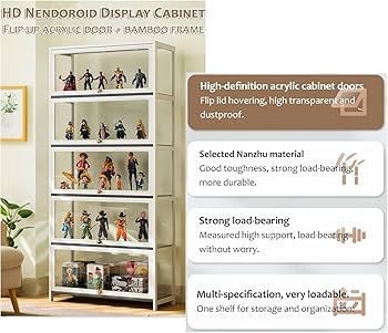 木製ディスプレイキャビネット Amazon｜木製キャビネット、ガラス扉付きマグカップディスプレイ