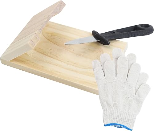 Guardamanos Mariscos Madera Shucking Abrazadera Oyster Shucking Protector Madera Oyster Shucker Herramientas Madera Oyster Shucking Clip Bambú