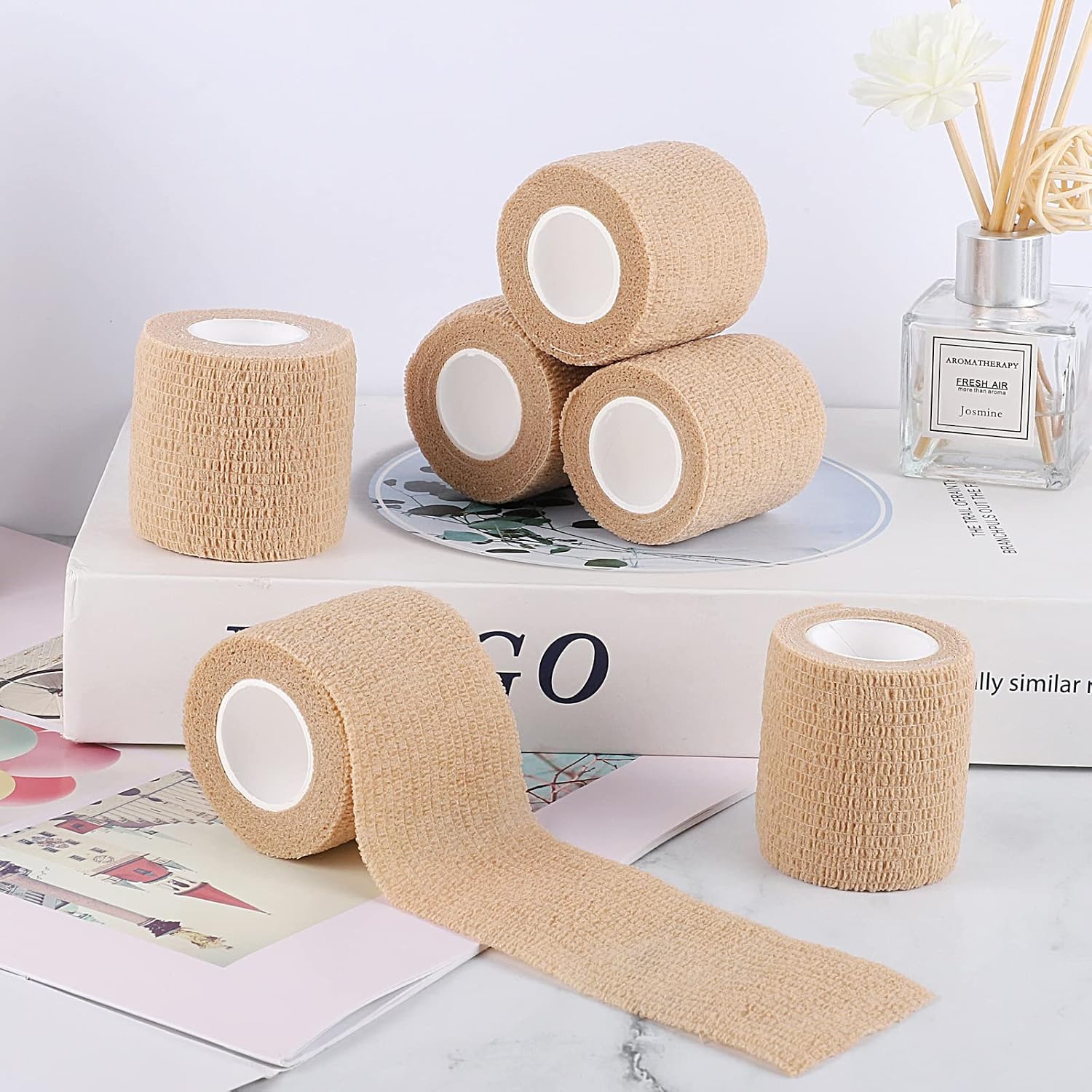 6 Rolls Self Adherent Cohesive Bandages - Image 3