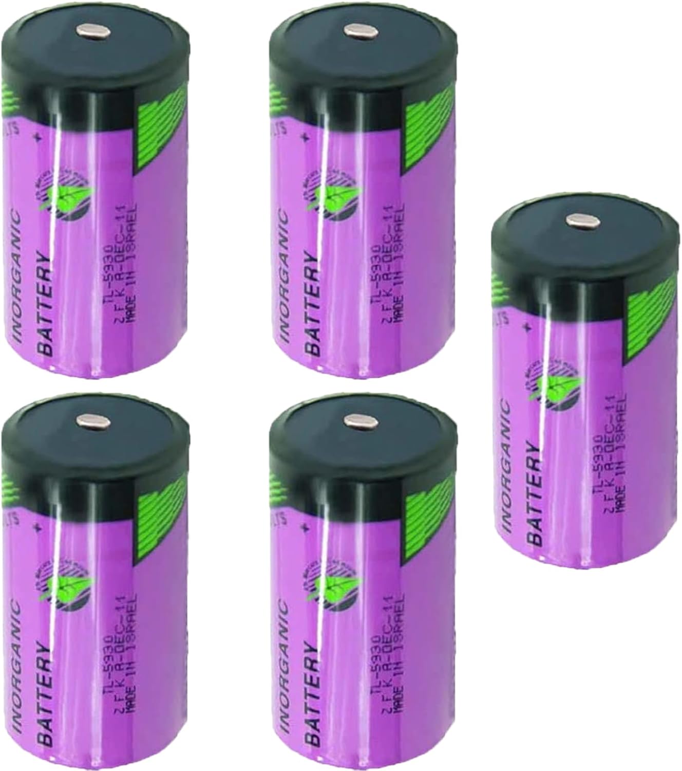 【5 Pack】 TL-5930 3.6V 19000mAh Lithium Battery for Tadiran TL-5930 Battery Series Size D TL-5930 Battery