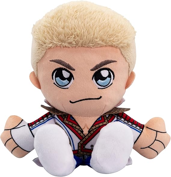 Bleacher Creatures WWE Cody Rhodes 8" Kuricha Sitting Plush