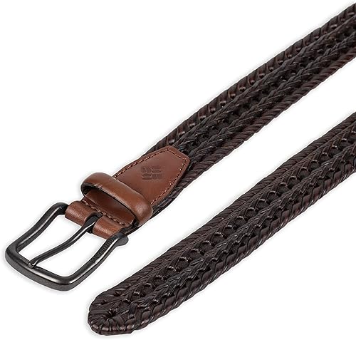 Miniatura 4 de Columbia Men's Braided Belt-Casual Dress with Single Prong Buckle for Jeans Khakis