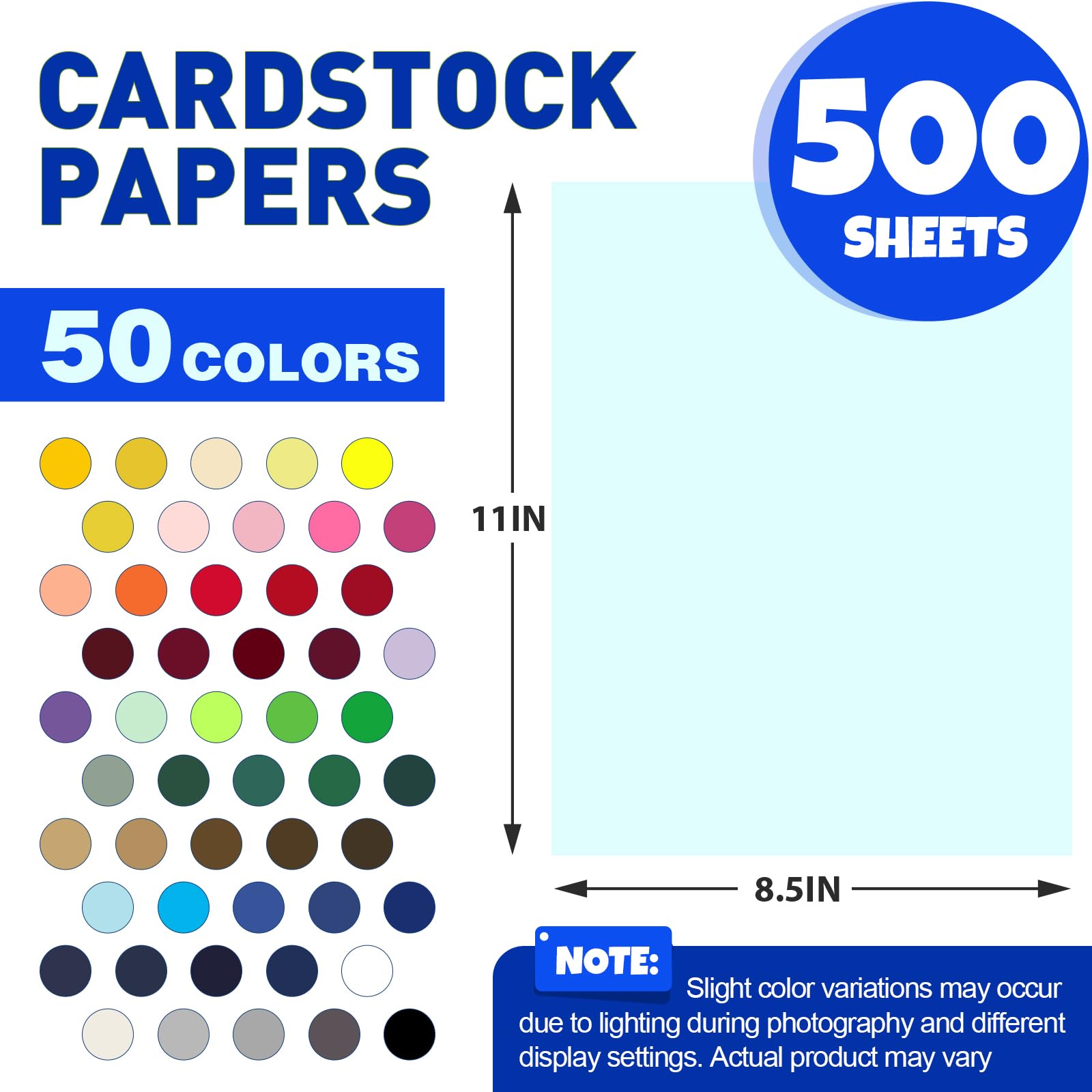 Amazon.com: 500 Sheets 8.5