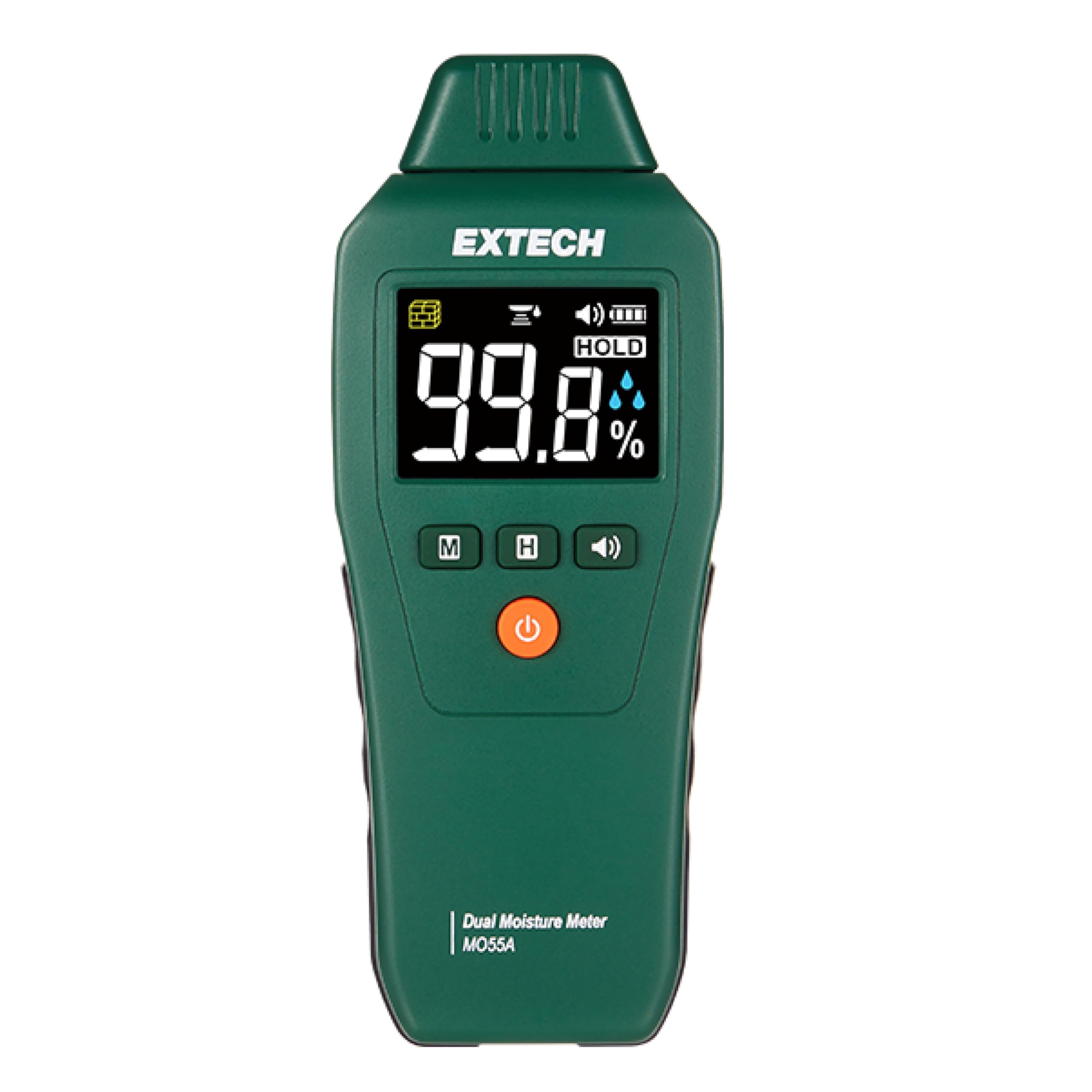 Extech MO55A Combination Pin and Pinless Moisture Meter, Color LCD