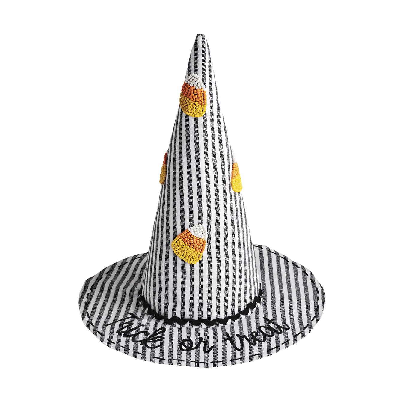 Mud Pie Halloween Beaded Witch Hat Sitter