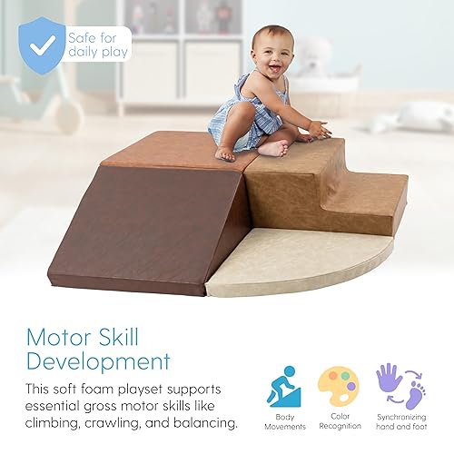 Miniatura 4 de Factory Direct Partners Escalador de esquina para niños pequeños, surtido envejecido