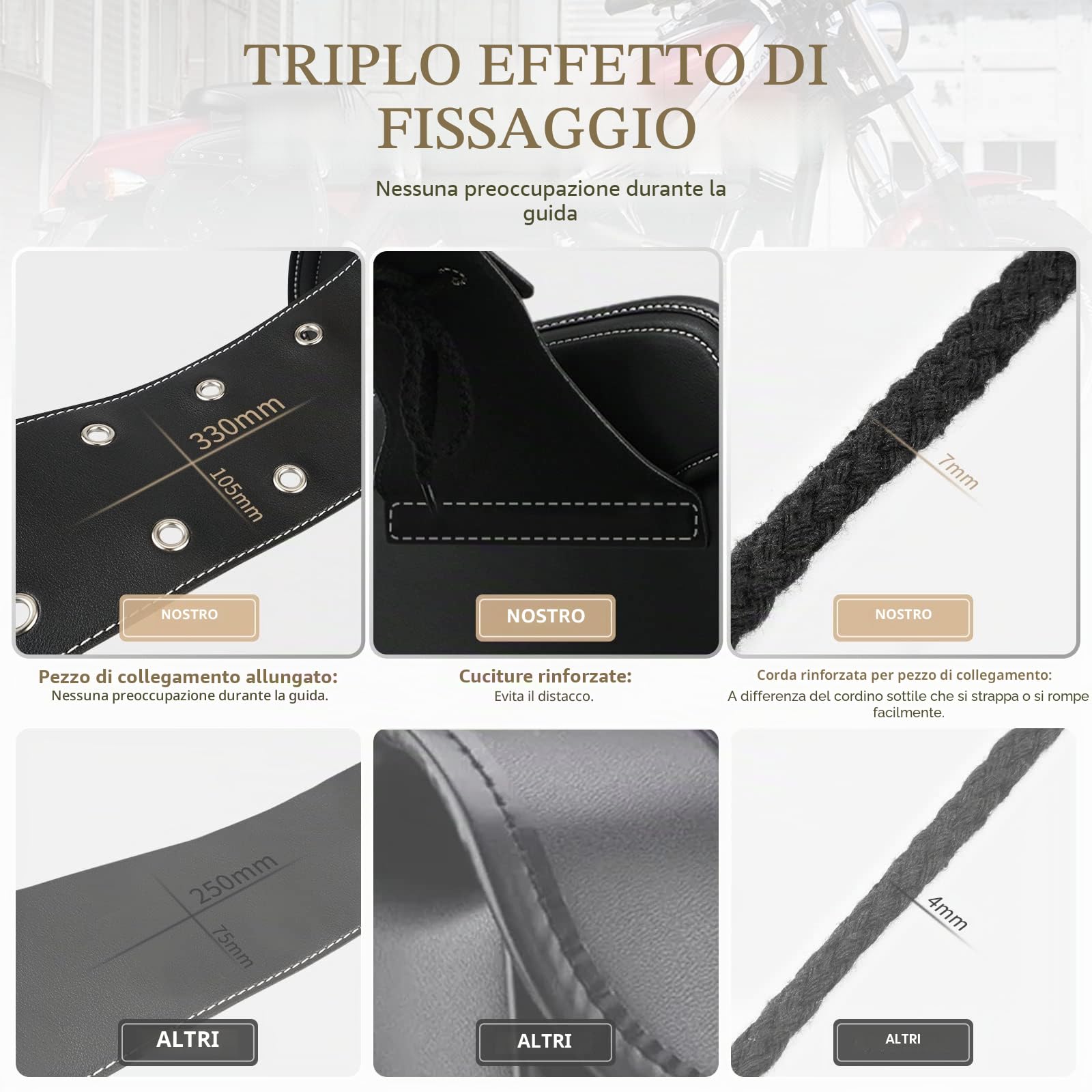 NICECNC Borse da sella per moto in pelle PU, Borse Laterali Da Sella Per Moto Di 22L Grande Capacità Con Portabicchieri E Serratura, compatibile con Softail Dyna Iron Fat boy V-star Shadow Vulcan,Nero