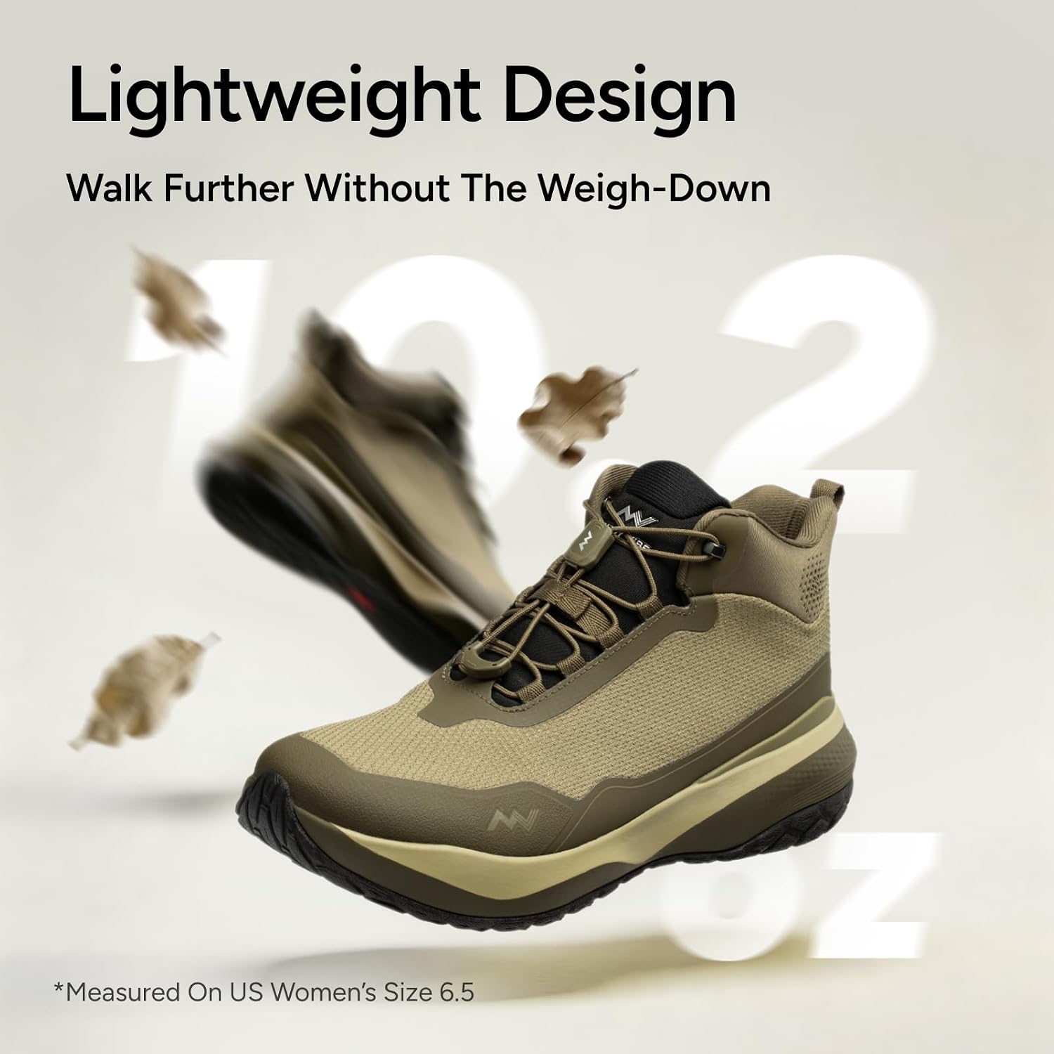 Women's Hiking Boots Waterproof Lightweight Trail Shoes Zn-30 | Lightweight Feel, Easy to Wear, Modern Outdoor Style, Mid-cut Supportive Fit, Comfort for Walking & Travel