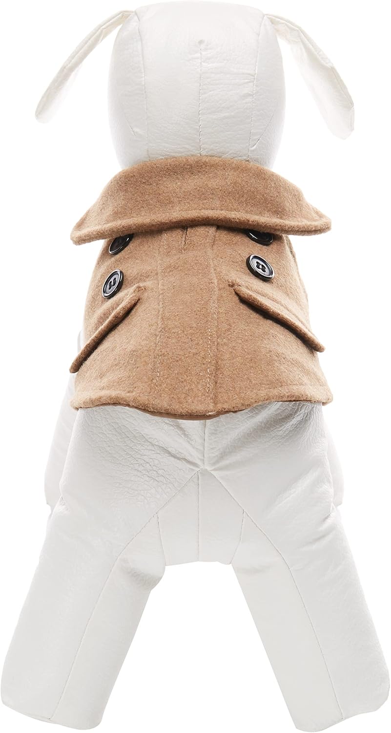 Pet Craft Supply 8985 Pet Coat, X-Small, Khaki